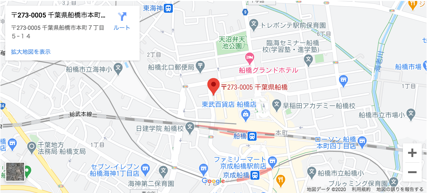 アクセス 店舗案内 千葉 船橋メンズ脱毛サロンluxy